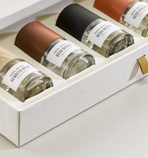 Presentation pack para Beso Perfumes